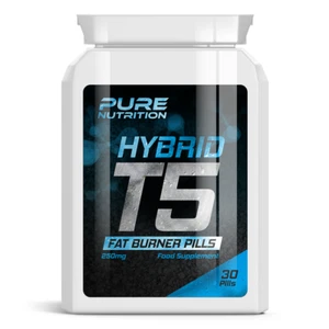PURE NUTRITION T5 HYBRID FAT BURNER PILLS – EXTREME WEIGHT-LOSS PILL SLIM - Picture 1 of 3