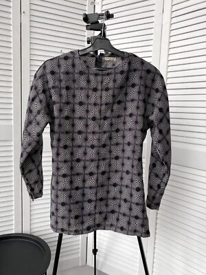 Gianni Versace 1980-1990 Very Rare Vintage Wool Dress 80’s Geometric Print 90s - Image 1 of 4