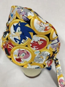 Men/Women Surgical Scrub Cap Lined Hedgehog 100% Cotton - Picture 1 of 3