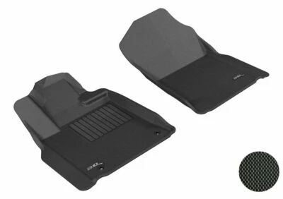 3D MAXpider  Black 1st Row 2 Piece Floor Liners for Toyota Sequoia - Image 1 of 4