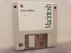 Vintage Macintosh System Additions Software 1.44MB 3.5" Floppy Disk - Picture 1 of 1