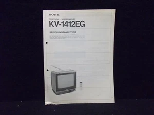 SONY, Farbfernseher KV-1412EG, D. MANUAL #K-378-05 - Imagen 1 de 2