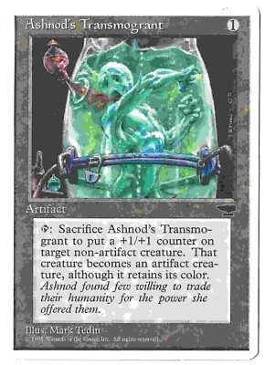 MTG - Chronicles  - Ashnod's Transmogrant - NM - Image 1 of 2