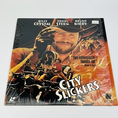 City Slickers Laserdisc 1991 Movie Billy Crystal Daniel Stern, Near Mint Cond. - Image 1 of 4
