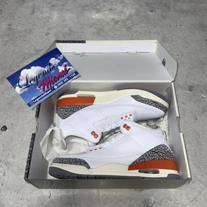 Air Jordan 3 Retro “Georgia Peach”- W Size 12~M Size 10.5/BRAND NEW/FAST SHIP - Picture 1 of 7