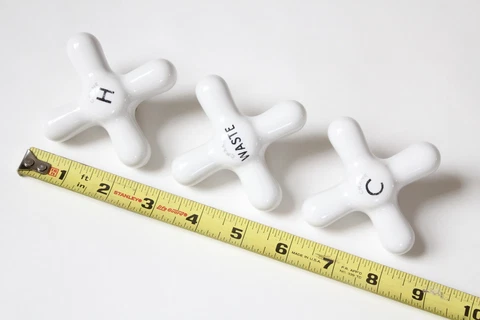 antique cross handles | crane deco vtg victorian shower porcelain cross handles Cover