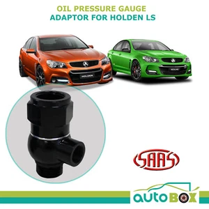 SAAS Oil Pressure Gauge Adaptor Holden V8 LS Series engines VF VE VY VZ - Picture 1 of 4