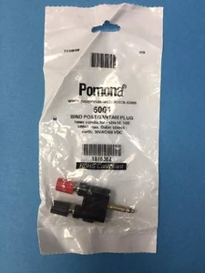 5001 Pomona Connector Adaptor, Binding Post, 2 Position, Mini Bantam, 1 Position - Picture 1 of 2