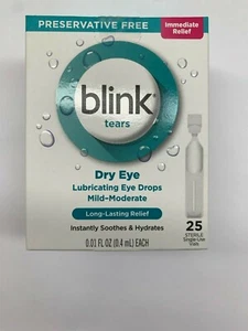 Blink Tears Lubricating Eye Drops, Single Use - 25 Ct (Pack of 1) - Picture 1 of 1