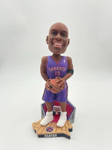 NBA Bobblehead Toronto Raptors Vince Carter bobblehead NBA HOF Rare Cover