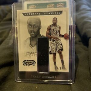 Tracy McGrady 2016-2017 National Treasures Game Worn Jersey #d 10/99