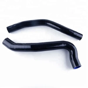 For Chevy Corvette 1969 1970 71 72 73 74 1975 1976 Silicone Radiator Hose Black - Picture 1 of 5