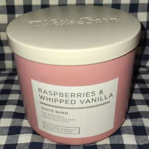 ALL NEW Raspberries & Whipped Vanilla 3-Wick Candle 25-45 hour Bath & Body Works - Picture 1 of 1