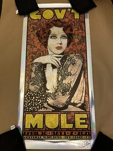 Chuck Sperry Govt Mule 2021 SPARKLE FOIL Print S/N #6 / 25 - Picture 1 of 2