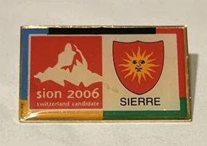 Pin de candidatura olímpica Sion 2006 Suiza ~ Sierre - Imagen 1 de 8