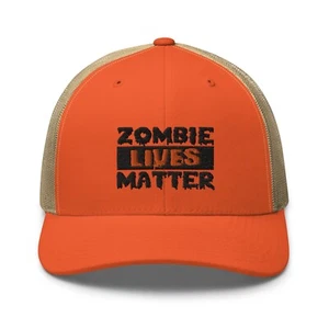 Sombrero de camionero Halloween Zombie Lives Matter para hombre mujer - Imagen 1 de 24