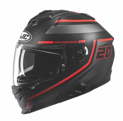 Красный/черный мотоциклетный шлем HJC i71 FB20 Fabio Quartararo XXL - Изображение 1 из 4