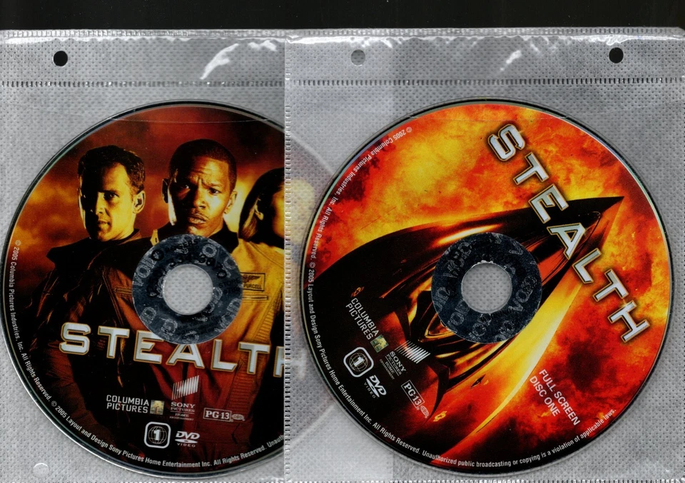 Stealth (2005) DVD *DISC ONLY* = REGION 1 - Jamie Foxx - Full Screen - Image 1 of 1