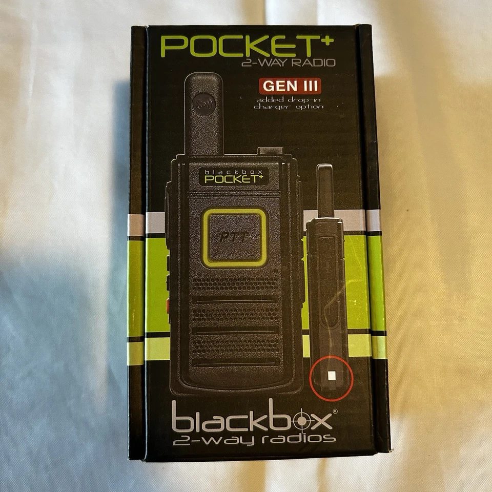 BLACKBOX POCKET PLUS + 16 Channel UHF Two Way Portable Radio Updated Version! - Image 1 of 4