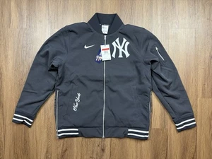 Giacca Bomber New York Yankees Nike Navy Collezione Autentica Dugout Taglia Large - Foto 1 di 14