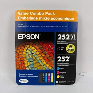 New Epson 252XL C13T253929 Black, Yellow, Cyan and Magenta Ink Cartridge - Picture 1 of 2
