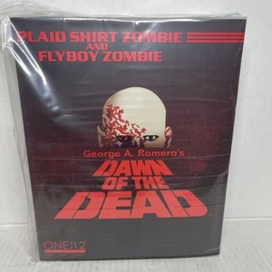 Mezco Toys One12 Colectivo Amanecer de los Muertos Flyboy y Camisa a Cuadros Zombi Figuras - Imagen 1 de 12