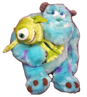 JUEGO DE PELUCHES SULLEY Y MIKE WAZOWSKI DE LOS PARQUES DE DISNEY MONSTERS UNIVERSITY  Foto 1 de 4