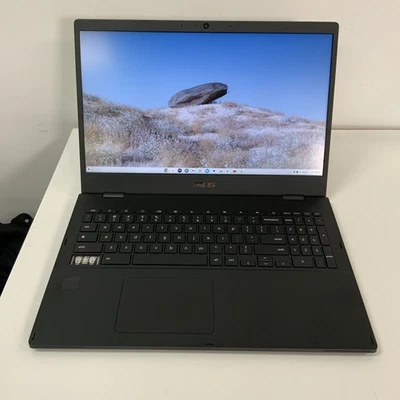 (missing shift) ASUS Chromebook CX1 15.6" FHD NanoEdge Celeron N4500 8GB 64GB - Imagem 1 de 4