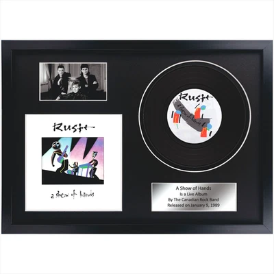 Rush – A Show of Hands / LP/ Memorabilia / Souvenir in black frame / live albums - Image 1 of 4