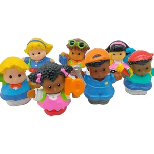 Fisher Price Little People Paket 7 Jungen Mädchen Afroamerikanisch Asiatisch  - Bild 1 von 5