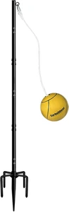 Tetherball Set mit Ball & Seil für Outdoor Hinterhof, verstellbarer Tether Ball - Bild 1 von 12