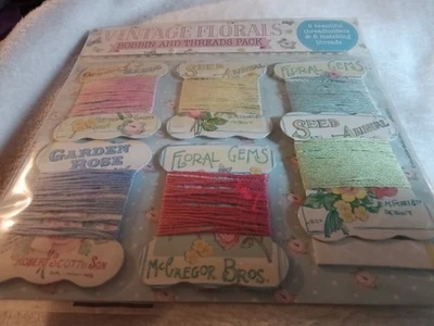 Vintage Florals Embroidery Threads - Image 1 of 2