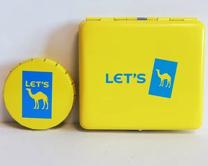 New set !!! Camel Let's Cigarette Case and Pocket Ashtray. Germany - Picture 1 of 23