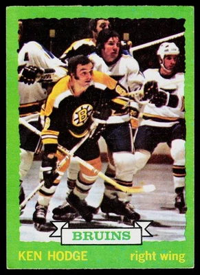 1973-74 Topps Ken Hodge #133 Boston Bruins HOCKEY - Image 1 of 2