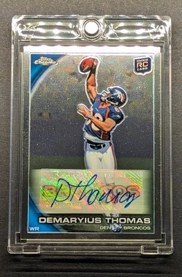 DEMARYIUS THOMAS Rookie Auto 2010 Topps Chrome SP RC - Image 1 of 4
