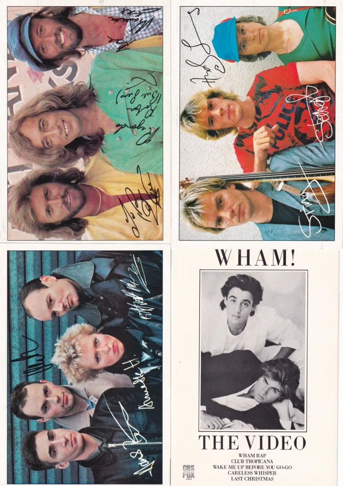 Police - Bee Gees  -  Ideal - 3 Bravo Autogrammkarten - Top - Bild 1 von 1