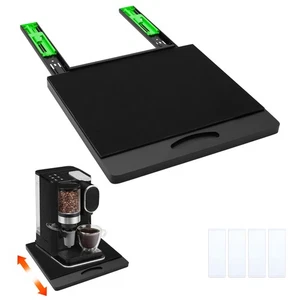 Bamboo Appliance Slider,Sliding Tray for Coffee Maker, Kitchen Countertop App... - Bild 1 von 9