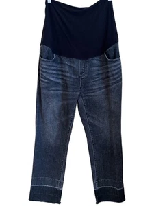 Jean recto de maternidad HATCH Maternity The Over The Bump en negro talla 29 - Imagen 1 de 10