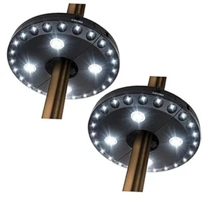 Patio Umbrella Light 3 Brightness Modes Cordless 28 LED Lights at 200 lumens-4 - Picture 1 of 8