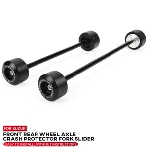 Front Rear Wheel Fork Axle Slider Crash Guard For SUZUKI GSX-R 600/750 2006-2010 - Picture 1 of 5