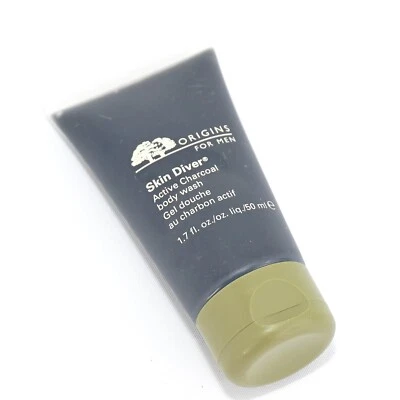 Jabón corporal Origins For Men Skin Diver carbón activo 1,7 oz. [Nuevo/Sin caja] *Raro* Foto 1 de 3