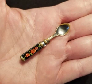 Vintage Spoon Brooch Pin Unique Silvertone  Floral Unisex Silverware Accessory  - Picture 1 of 4