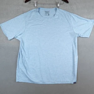 Patagonia Capilene Cool Daily Shirt XXL Blue Stretch Performance Short Sleeves - Picture 1 of 10