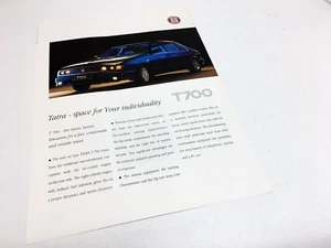 Folleto informativo Tatra T700 1996 - Imagen 1 de 1