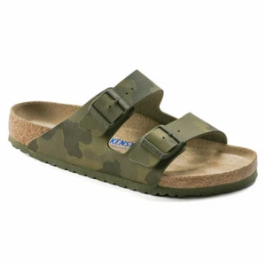 Birkenstock BS Arizona Birko-Flor Desert Soil Camo Green Unisex Sandal - Picture 1 of 7