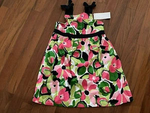 New Gymboree Girls Palm Beach Paradise Multi Flower Woven Dress Size 5 5T - Picture 1 of 9
