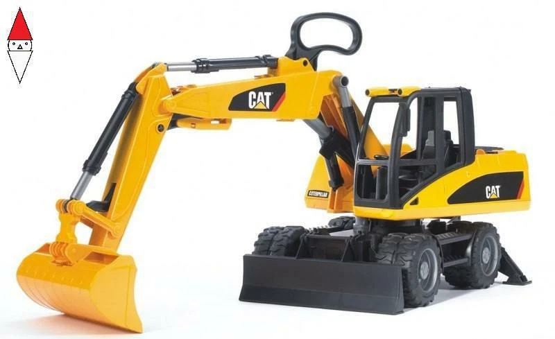 MODELLINO BRUDER RUSPA CAT SU RUOTE - Immagine 1 di 1