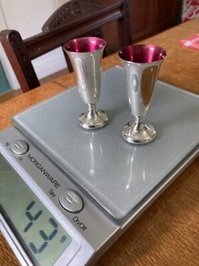Set of 2 Gorham Sterling Liqueur /Cordials - Picture 1 of 7