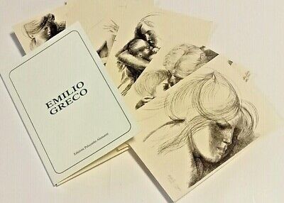 Omaggio A Emilio Greco Set 5 Cartoline Cm 15 X 11 Riproduzione Disegni A China • 5.99€
