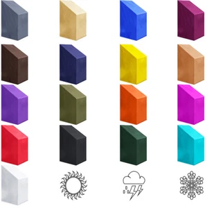 Abdeckplane Stapelstühle Terrassenstuhl Abdeckung Gartenstuhl Hülle (BxTxHVxHH) - Bild 1 von 15